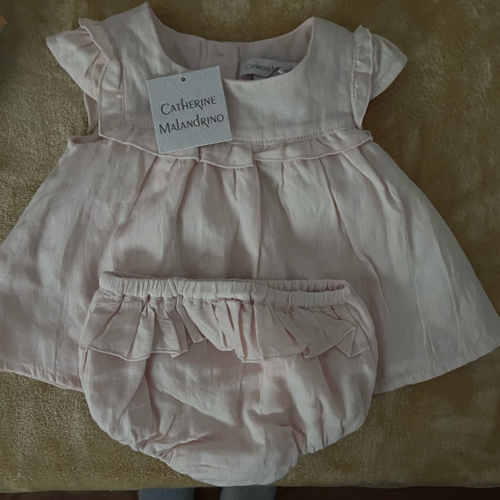 Catherine Malandrino Light Pink Dress (0-3 Months) NWT